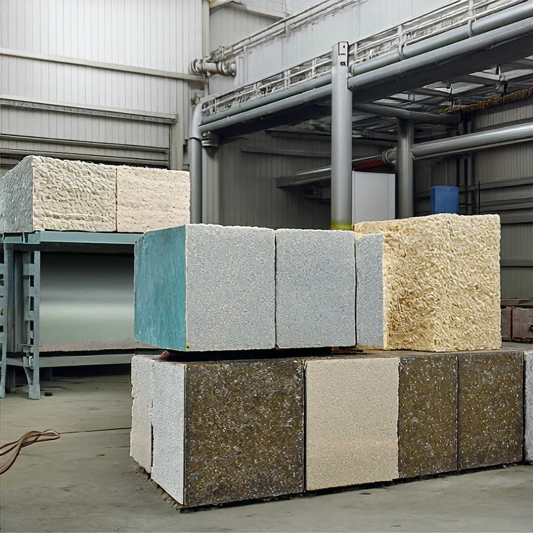 What are common refractory materials?